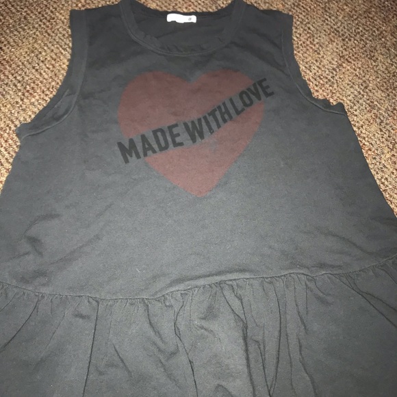 Sundry Made with Love Ruffle Tank - Picture 3 of 5